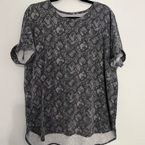 New Directions Snakeskin Top